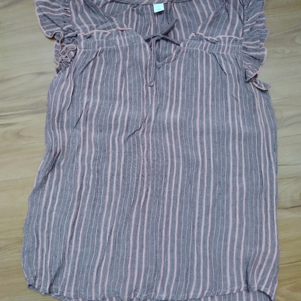 Women's striped tank top